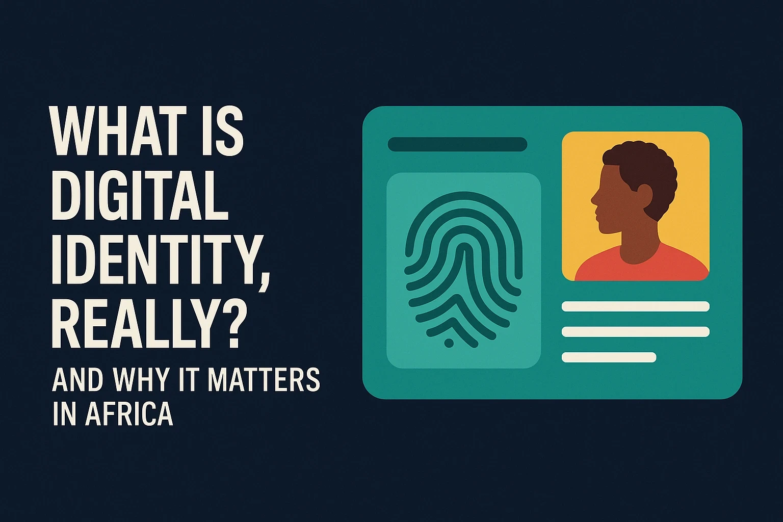 What Is Digital Identity, Really? And Why It Matters in Africa